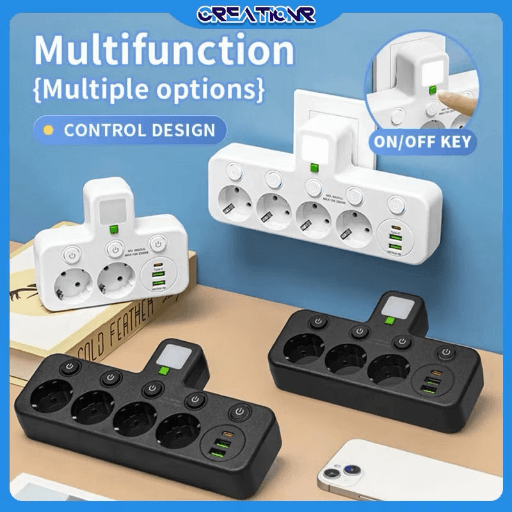 34. Colokan Usb Multifungsi Lampu Tidur