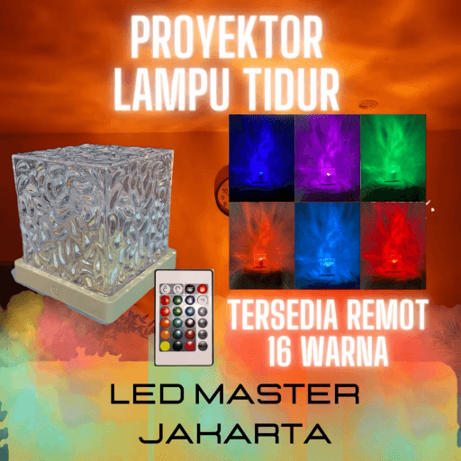 38. Lampu Cubic Aesthetic