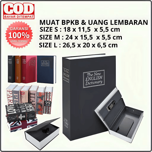 82. Brankas Besi Bentuk Buku