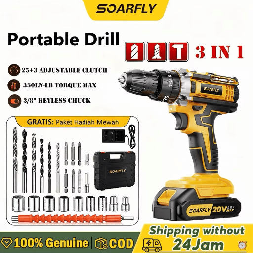 116. Soarfly Portable Bor Cordless