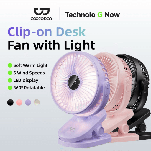 123. Kipas Clip Fan Goojodoq