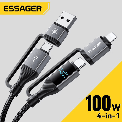 145. Kabel Charger 4 in 1 Essager