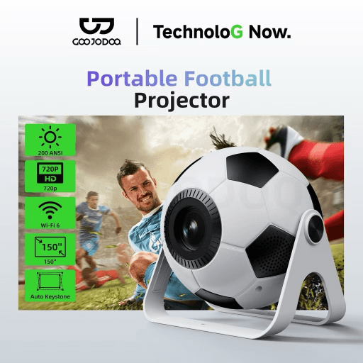 148. Proyektor Android Goojodoq Bola