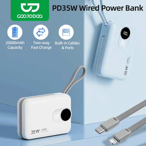 155. Powerbank Goojodoq 20.000 mAh