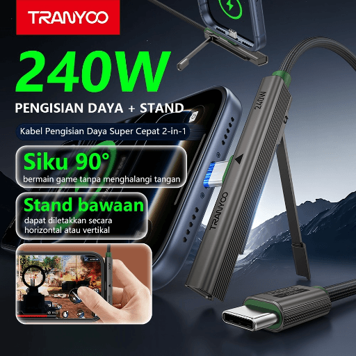 156. Kabel Charger 240 Watt TRANYOO