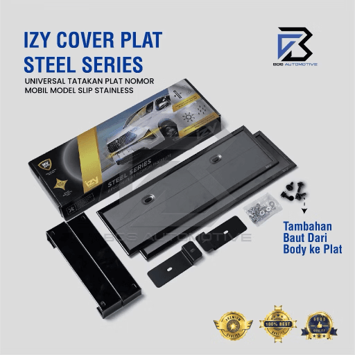178. Tatakan Plat Nomor Izy Stainless