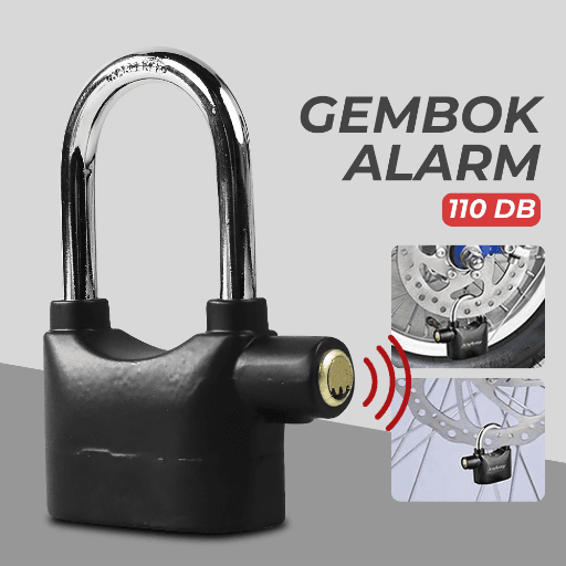 180. Gembok Alarm Lock