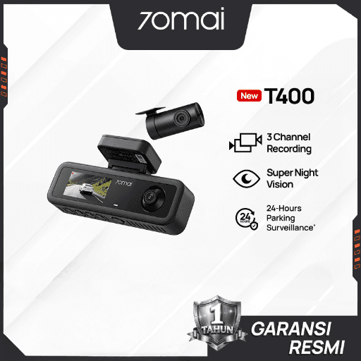 183. DashCam 70mai T400 3 Camera