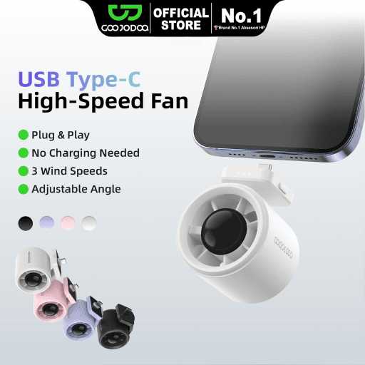 184. Kipas Portable Colok Type C