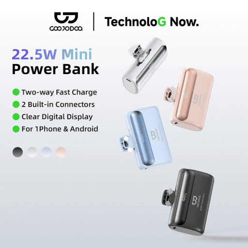 186. Powerbank Goojodoq 22,5w